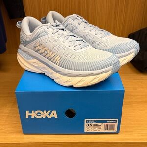 Hoka Women’s Bondi 7 Sky Blue Running Shoes